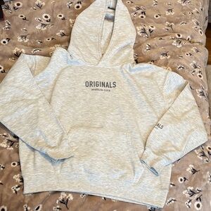 Brooklyn Cloth Light Gray Hoodie Sweater